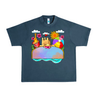 Midnight Navy custom name summer beach toys Urban Heavy Tee - JahusDesignShop