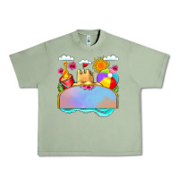 Oil Green custom name summer beach toys Urban Heavy Tee - JahusDesignShop