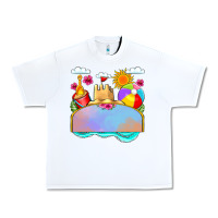White custom name summer beach toys Urban Heavy Tee - JahusDesignShop
