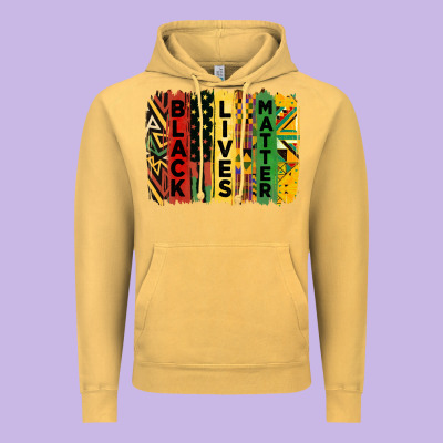 Junetheenth Black Livesmatter Brush Stroke Vintage Hoodie Designed By Hra Design Shop