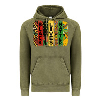 Vintage Olive junetheenth black livesmatter brush stroke Vintage Hoodie - HRA Design Shop
