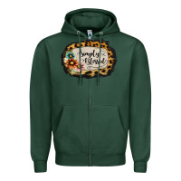 Sports Green simply blessed Zipper Hoodie - Jasminsmagicworld