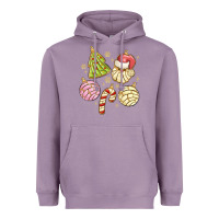 Lavender christmas conchas Heavyweight Hoodie - MaliasSmallBusiness