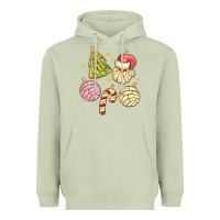 Matcha christmas conchas Heavyweight Hoodie - MaliasSmallBusiness