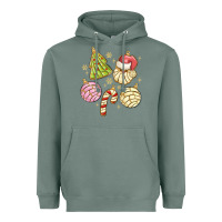 Sage christmas conchas Heavyweight Hoodie - MaliasSmallBusiness