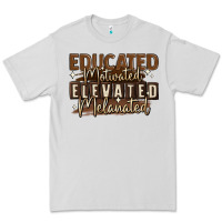 Dove Grey educated motivated elevated melanated Premium Tee - MaliasSmallBusiness