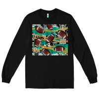 Black western football Long Sleeve Tee - AdoDesignShop