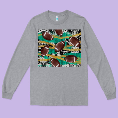 Western Football Long Sleeve Tee Designed By Adodesignshop
