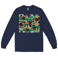 Navy western football Long Sleeve Tee - AdoDesignShop