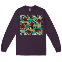 Plum western football Long Sleeve Tee - AdoDesignShop