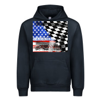 Navy racing checkered flag tumbler tbs Urban Hoodie - TumblerDesignByShophia