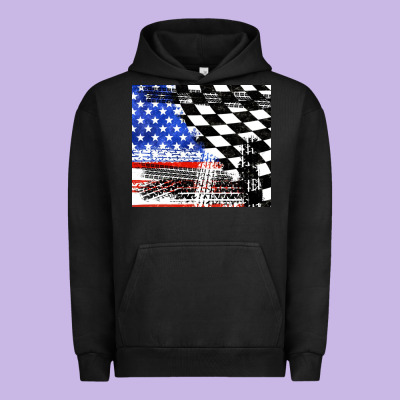 Racing Checkered Flag Tumbler Tbs Urban Hoodie Designed By Tumblerdesignbyshophia