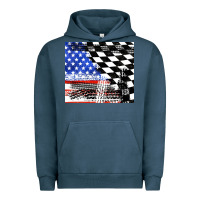Pigment Midnight Navy racing checkered flag tumbler tbs Urban Hoodie - TumblerDesignByShophia