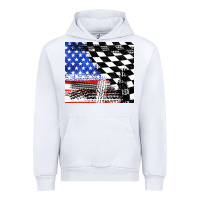 White racing checkered flag tumbler tbs Urban Hoodie - TumblerDesignByShophia