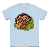 Dusty Blue american football helmet Classic Tee - JahusDesignShop
