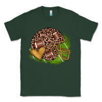 Sports Green american football helmet Classic Tee - JahusDesignShop