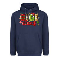 Navy gigi claus Heavyweight Hoodie - MaliasSmallBusiness