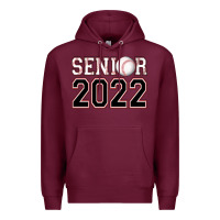 Burgundy senior baseball Premium Hoodie - AdoDesignShop