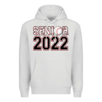 Dove Grey senior baseball Premium Hoodie - AdoDesignShop