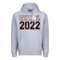 Heather Grey senior baseball Premium Hoodie - AdoDesignShop