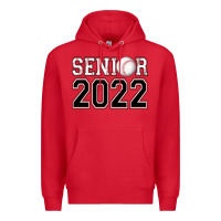 Red senior baseball Premium Hoodie - AdoDesignShop