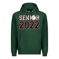 Sports Green senior baseball Premium Hoodie - AdoDesignShop