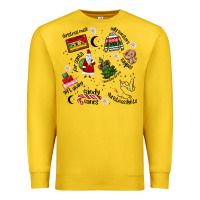 Lemon Merry Christmas Premium Sweatshirt - MaliasSmallBusiness