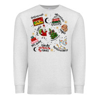 Oatmeal Heather Merry Christmas Premium Sweatshirt - MaliasSmallBusiness