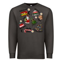 Smoke Merry Christmas Premium Sweatshirt - MaliasSmallBusiness