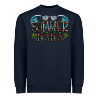 Navy summer nana Heavyweight Sweatshirt - CowhideDigitalArt