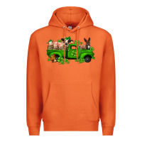Carrot st patricks farm animals truck Premium Hoodie - Jasminsmagicworld