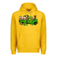 Lemon st patricks farm animals truck Premium Hoodie - Jasminsmagicworld