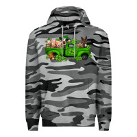 Slate Camo st patricks farm animals truck Premium Hoodie - Jasminsmagicworld
