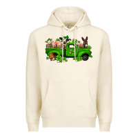 Tofu st patricks farm animals truck Premium Hoodie - Jasminsmagicworld