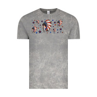 Cloud Rock patriotic native American headdress 16oz libbey cup Vintage Tee - HRA Design Shop