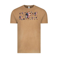 Vintage Camel patriotic native American headdress 16oz libbey cup Vintage Tee - HRA Design Shop