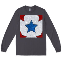 Smoke Glitter 4th Of July Seamless Pattern Long Sleeve Tee - BundleAndBundleShop