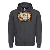 Smoke blessed grandma Zipper Hoodie - Jasminsmagicworld
