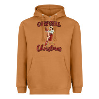 Meerkat cowgirl christmas Heavyweight Hoodie - MaliasSmallBusiness