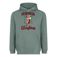 Sage cowgirl christmas Heavyweight Hoodie - MaliasSmallBusiness