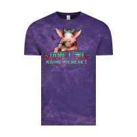 Cloud Purple don't go bacon my heart Vintage Tee - CowhideDigitalArt