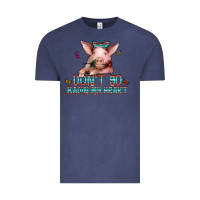 Vintage Denim don't go bacon my heart Vintage Tee - CowhideDigitalArt