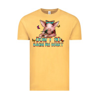 Vintage Mustard don't go bacon my heart Vintage Tee - CowhideDigitalArt