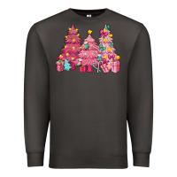 Smoke Pink Christmas trees Premium Sweatshirt - NancyCooperArtShop