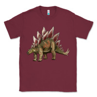 Burgundy dinosaur stegosaurus Classic Tee - Artiststas