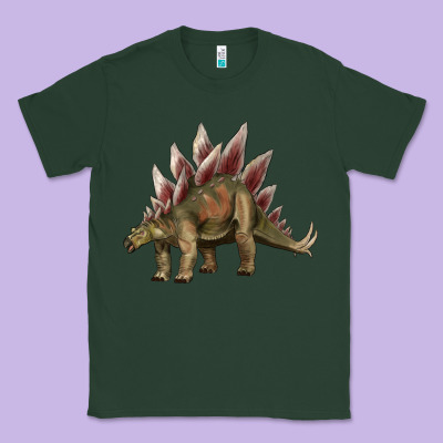 Dinosaur Stegosaurus Classic Tee Designed By Artiststas