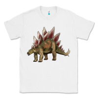White dinosaur stegosaurus Classic Tee - Artiststas