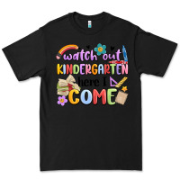 Black watch out kindergarten here i come Premium Tee - MaliasSmallBusiness