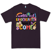 Plum watch out kindergarten here i come Premium Tee - MaliasSmallBusiness