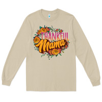 Mushroom thankful mama Long Sleeve Tee - JahusDesignShop